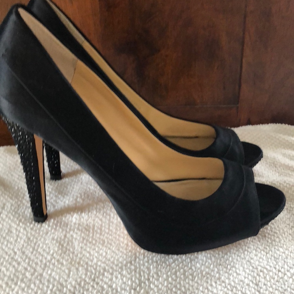 Vero Cuoio ABS Crystal and Satin Platforms